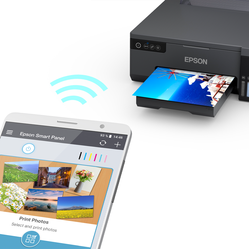 Impresora EPSON EcoTank L8050 / Fotográfica con Wi-Fi y Sistema de Tinta
