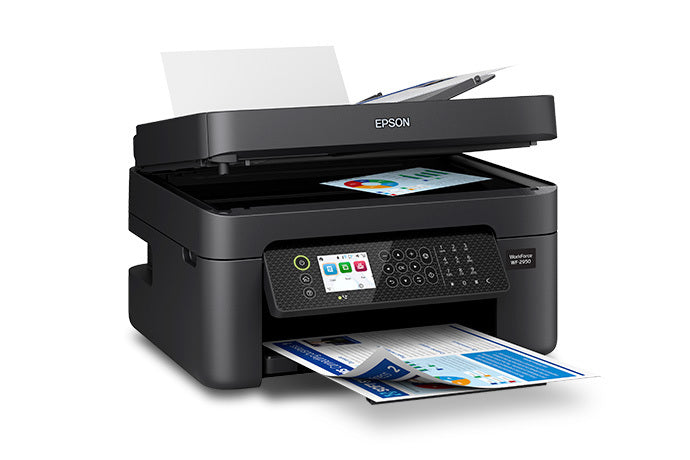 Impresora EPSON WorkForce 2950-DWF / Multifuncional a Color con Wi-Fi, Escáner, ADF y Sistema de Tinta