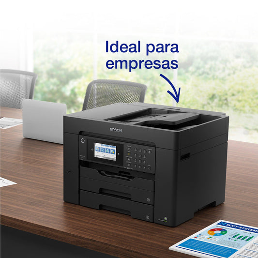 Impresora EPSON WorkForce 7840-DTWF / Multifuncional Tabloide a Color con Wi-Fi, Escáner, ADF, Doble Bandeja y Sistema de Tinta