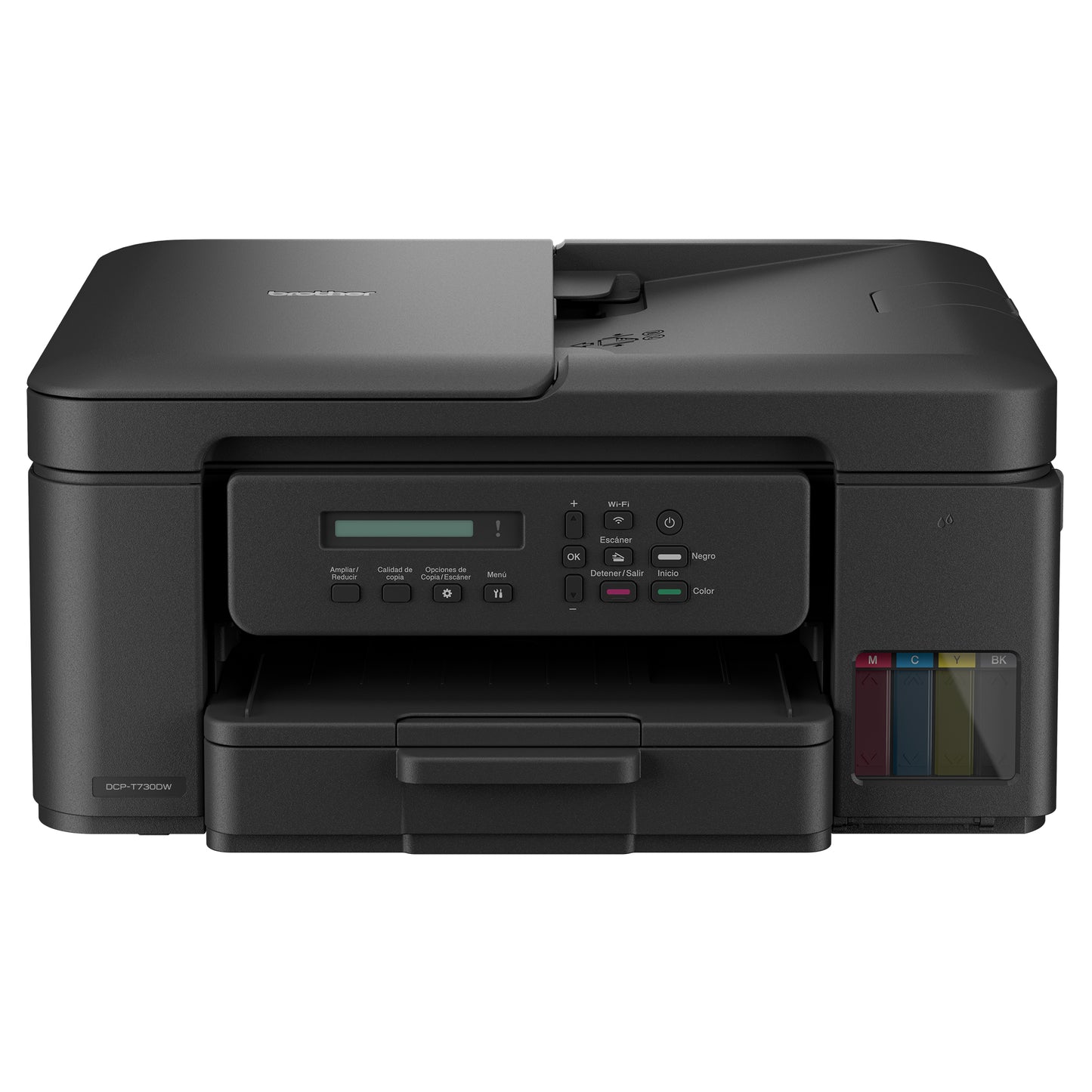 Impresora BROTHER DCP-T730DW / Multifuncional a Color con Wi-Fi, Escáner, ADF y Sistema de Tinta