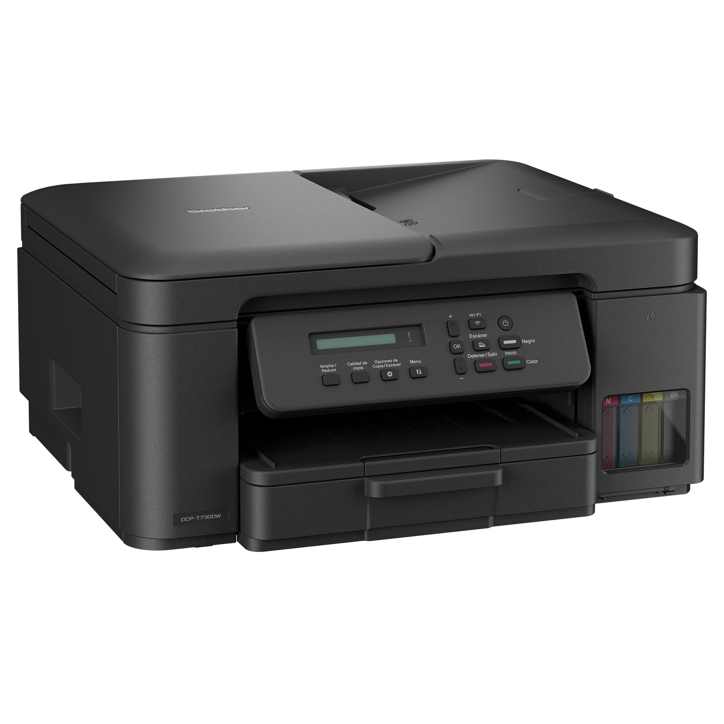 Impresora BROTHER DCP-T730DW / Multifuncional a Color con Wi-Fi, Escáner, ADF y Sistema de Tinta