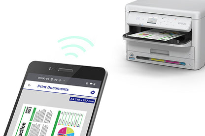 Impresora EPSON WorkForce Pro WF-C5390 / Monofuncional A4 a Color con Wi-Fi, ADF y Sistema de Tinta