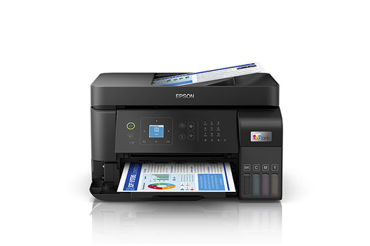Impresora EPSON EcoTank L5590 / Multifuncional a Color con Wi-Fi, Escáner, ADF y Sistema de Tinta