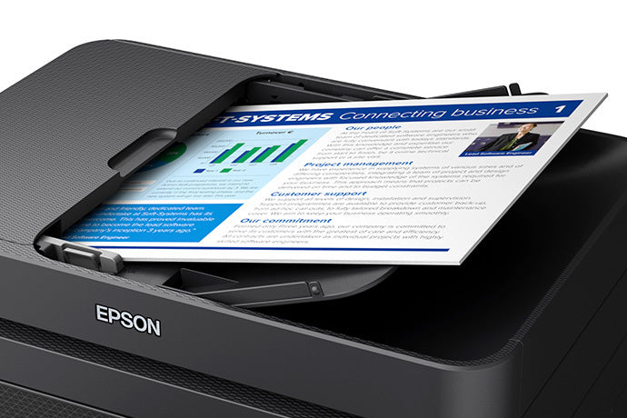 Impresora EPSON WorkForce 2950-DWF / Multifuncional a Color con Wi-Fi, Escáner, ADF y Sistema de Tinta