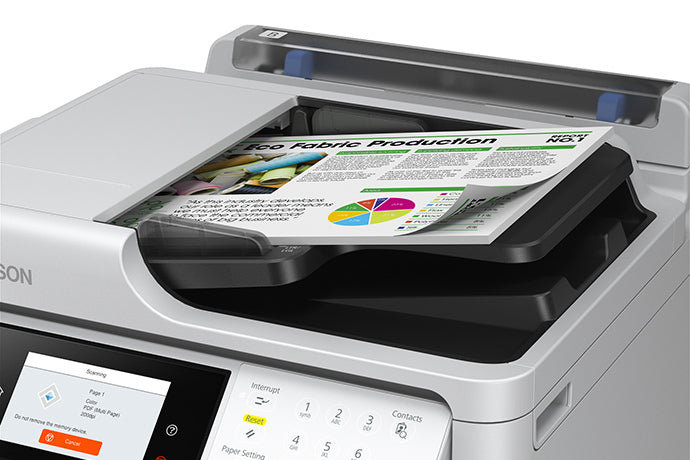 Impresora EPSON WorkForce Pro WF-C5890 / Multifuncional a Color con Wi-Fi, Escáner, ADF y Sistema de Tinta