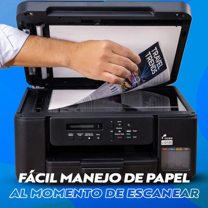 Impresora BROTHER DCP-T730DW / Multifuncional a Color con Wi-Fi, Escáner, ADF y Sistema de Tinta