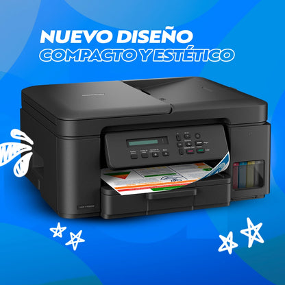 Impresora BROTHER DCP-T730DW / Multifuncional a Color con Wi-Fi, Escáner, ADF y Sistema de Tinta