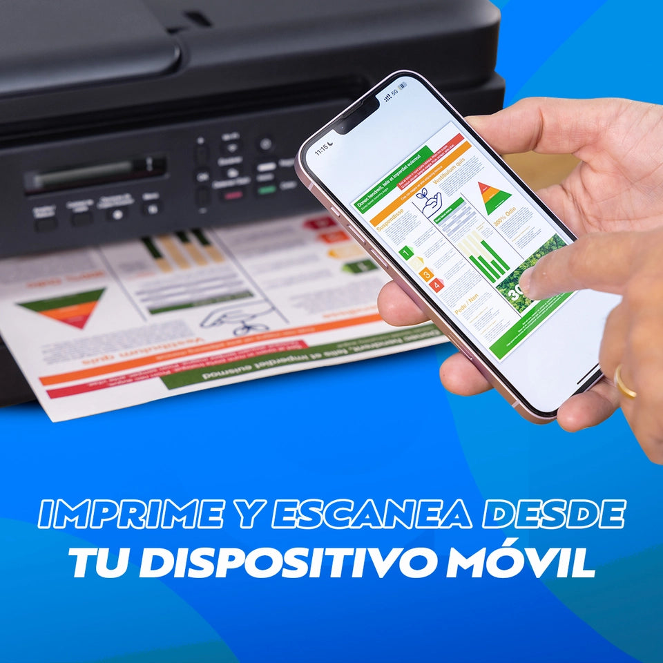 Impresora BROTHER DCP-T730DW / Multifuncional a Color con Wi-Fi, Escáner, ADF y Sistema de Tinta