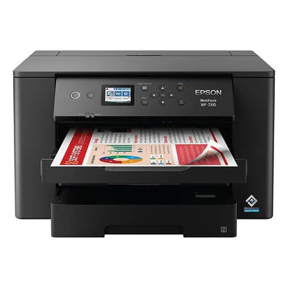 Impresora EPSON WorkForce 7310-DTWF / Monofuncional Tabloide a Color con Wi-Fi, ADF y Sistema de Tinta