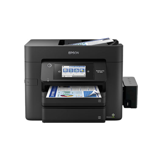 Impresora EPSON WorkForce 4830-DWF / Multifuncional a Color con Wi-Fi, Escáner, ADF, Doble Bandeja y Sistema de Tinta