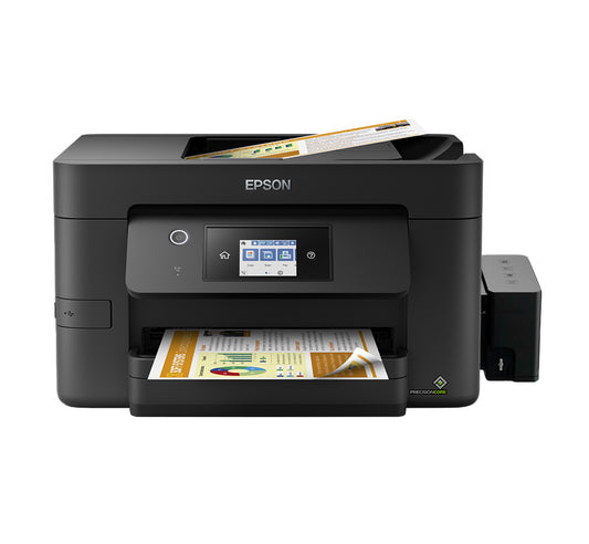 Impresora EPSON WorkForce 3820-DWF / Multifuncional a Color con Wi-Fi, Escáner, ADF y Sistema de Tinta