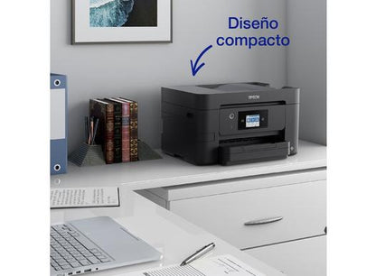 Impresora EPSON WorkForce 3820-DWF / Multifuncional a Color con Wi-Fi, Escáner, ADF y Sistema de Tinta