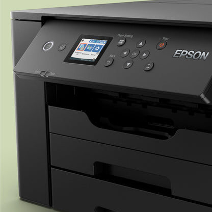 Impresora EPSON WorkForce 7310-DTWF / Monofuncional Tabloide a Color con Wi-Fi, ADF y Sistema de Tinta