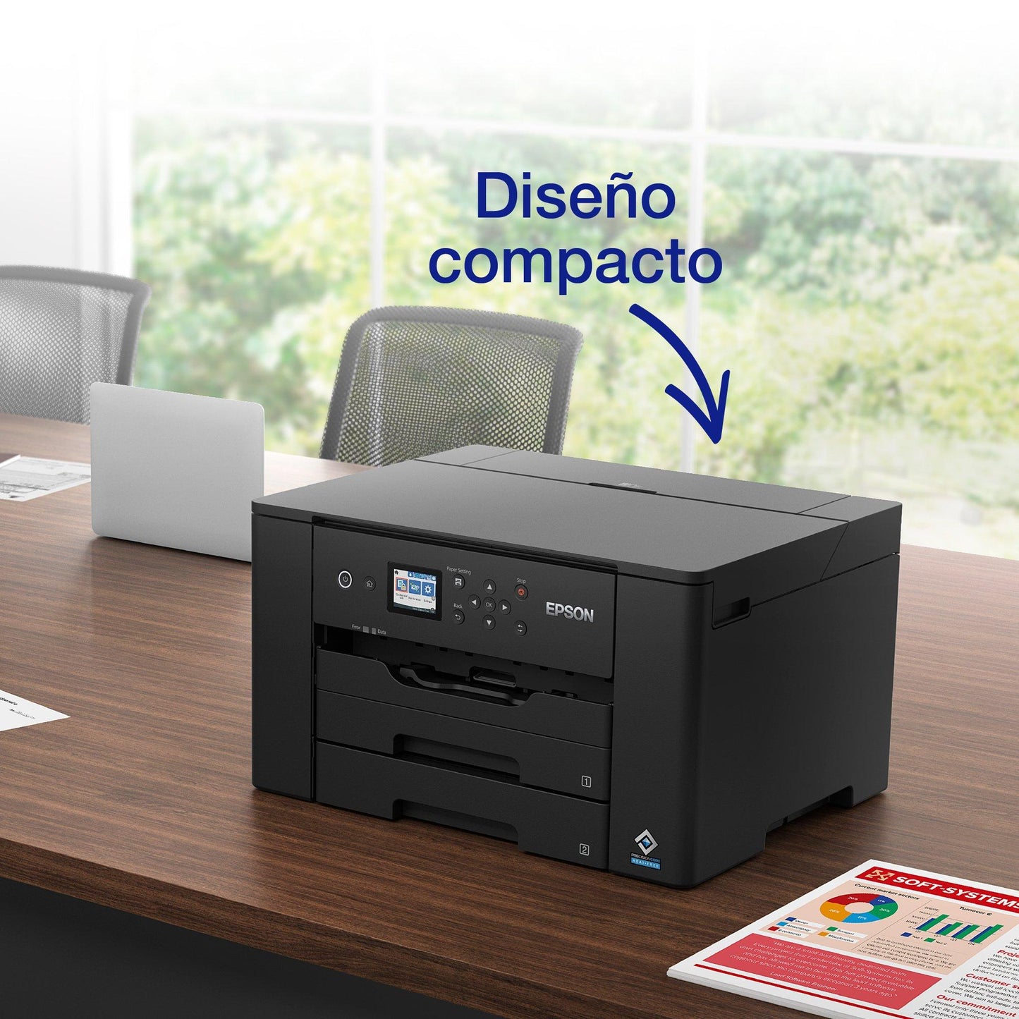 Impresora EPSON WorkForce 7310-DTWF / Monofuncional Tabloide a Color con Wi-Fi, ADF y Sistema de Tinta