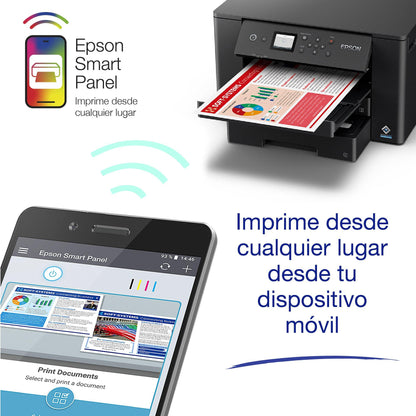 Impresora EPSON WorkForce 7310-DTWF / Monofuncional Tabloide a Color con Wi-Fi, ADF y Sistema de Tinta