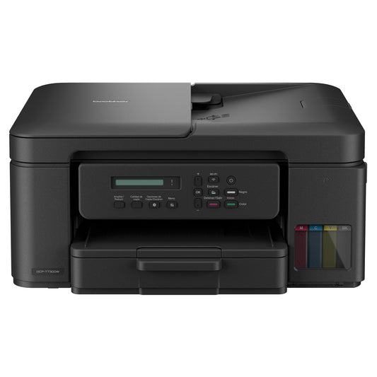 Impresora BROTHER DCP-T730DW / Multifuncional a Color con Wi-Fi, Escáner, ADF y Sistema de Tinta
